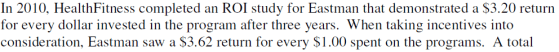 eastman ROI