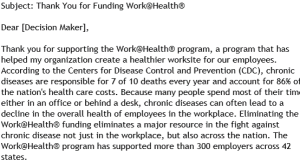 wellness lobbying letter